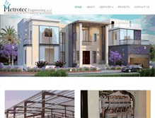 Tablet Screenshot of metrotec.ae