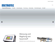 Tablet Screenshot of metrotec.eu